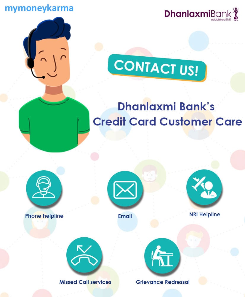 Dhanlaxmi Bank credit card Customer Care